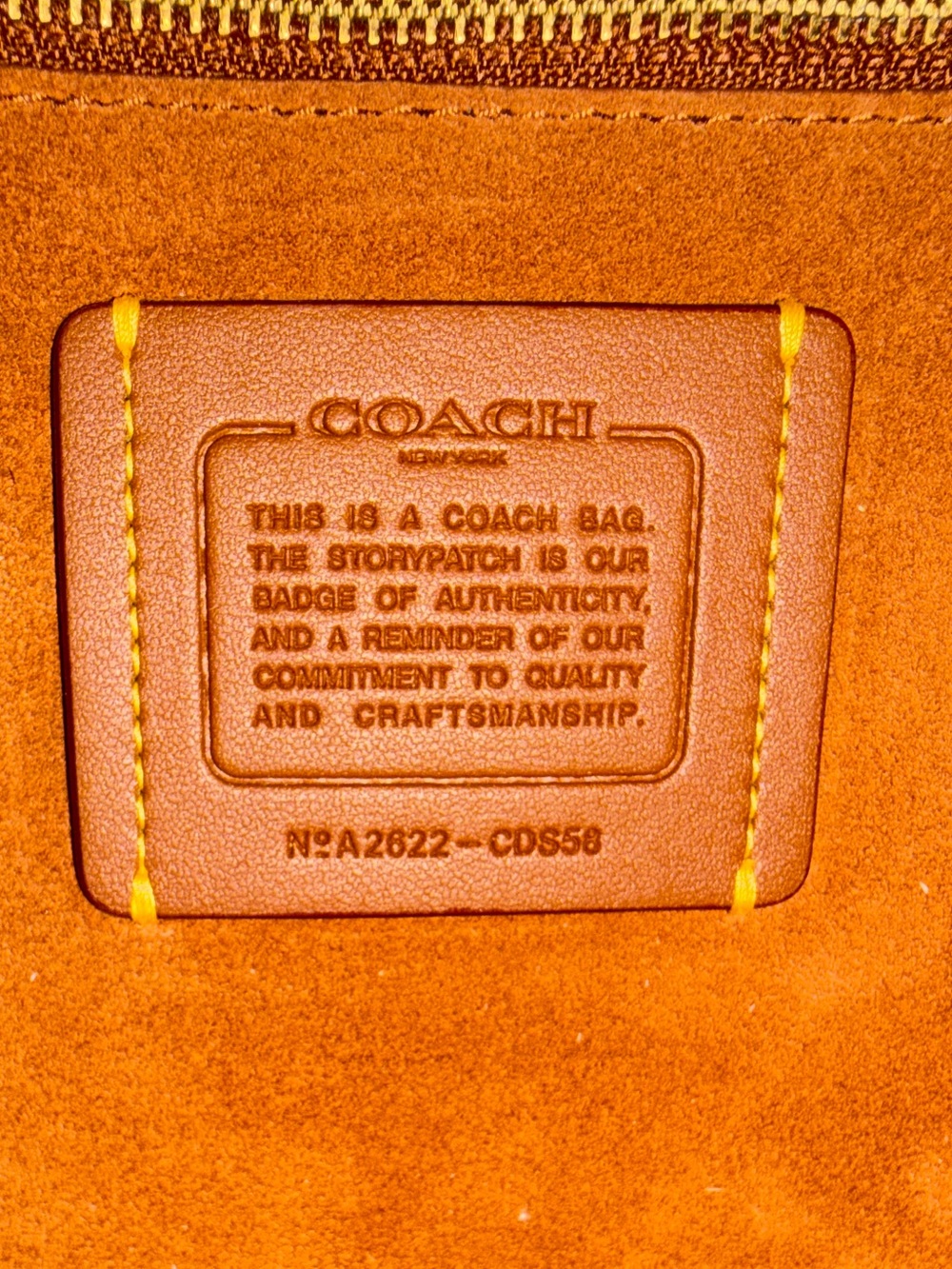 Coach Chelsea 30 bag in Maple brown - Picture 15 of 16